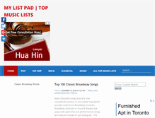 Tablet Screenshot of mylistpad.com